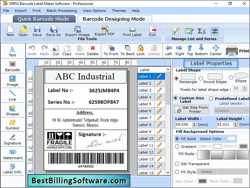 Screenshot of Barcode Free