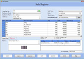 Financial Accounting Software with Barcode Support Screenshot