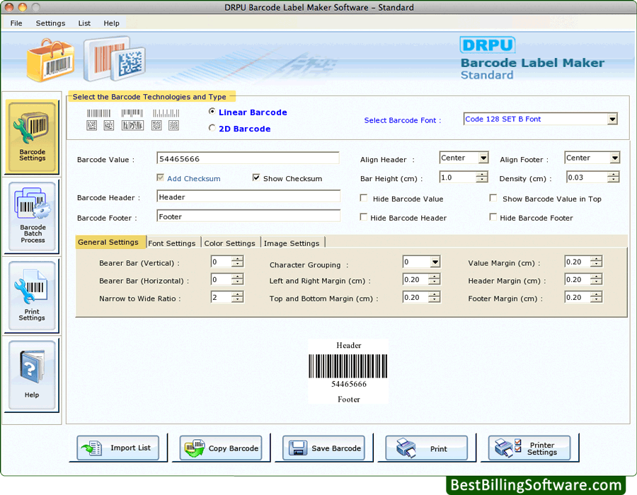 Barcode Label Maker Software (for MAC Machines)