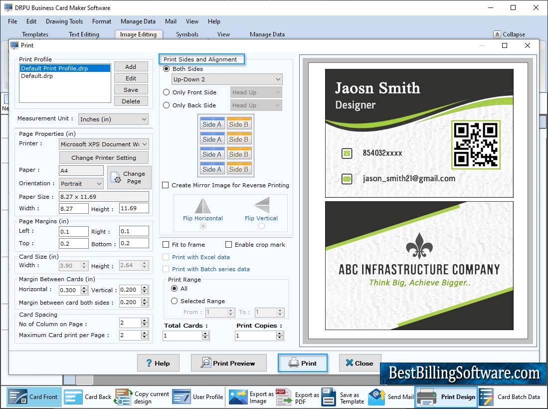 Business Card Maker Software