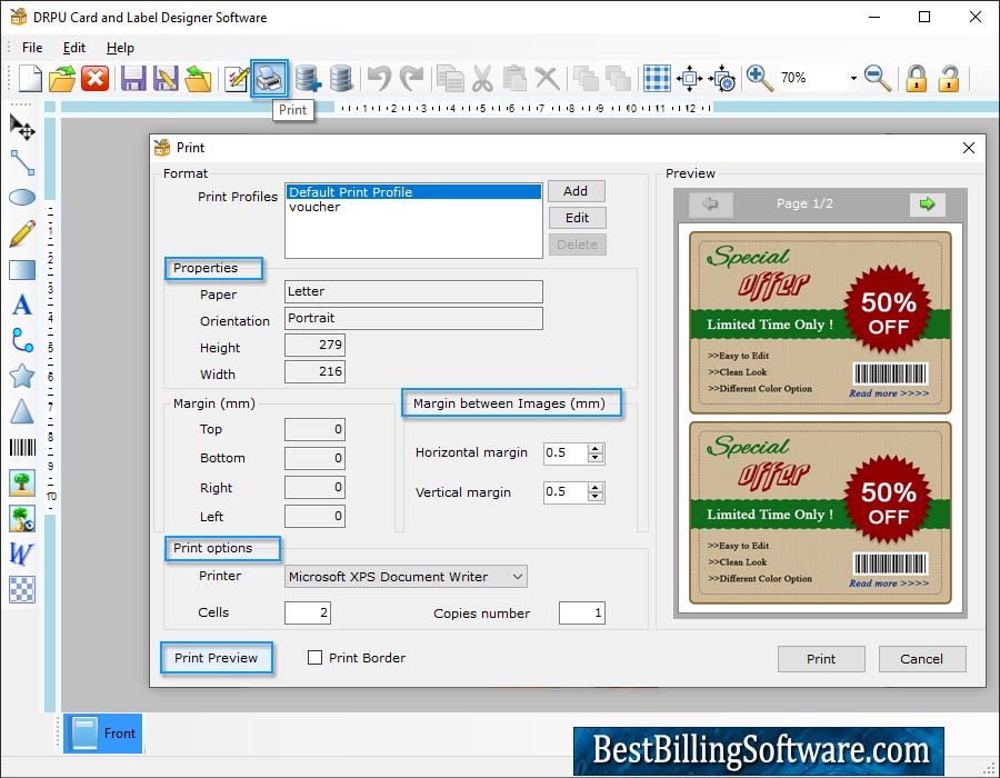 Card and Label Designing Software