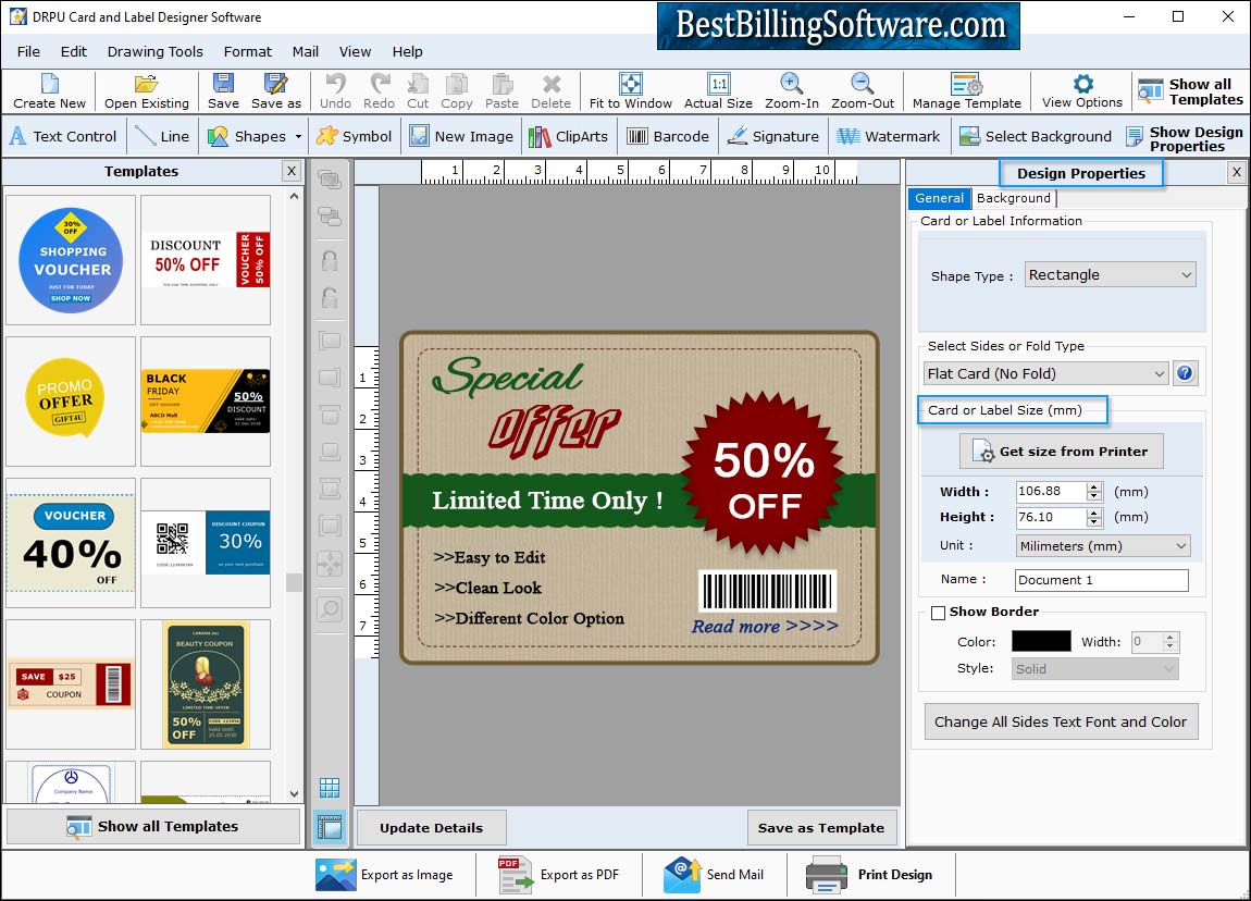 Designed Card and Label Card and Label Designing Software