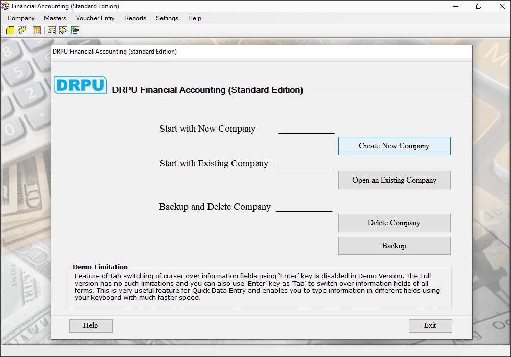 Financial Accounting Software (Standard Edition)