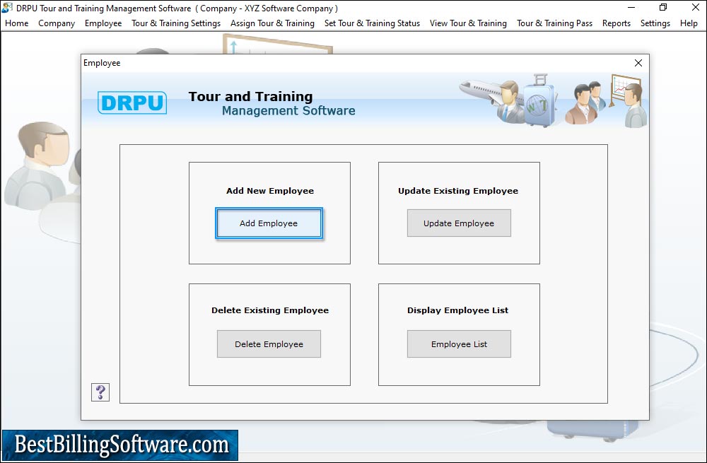 Employee Tour and Training Management Software